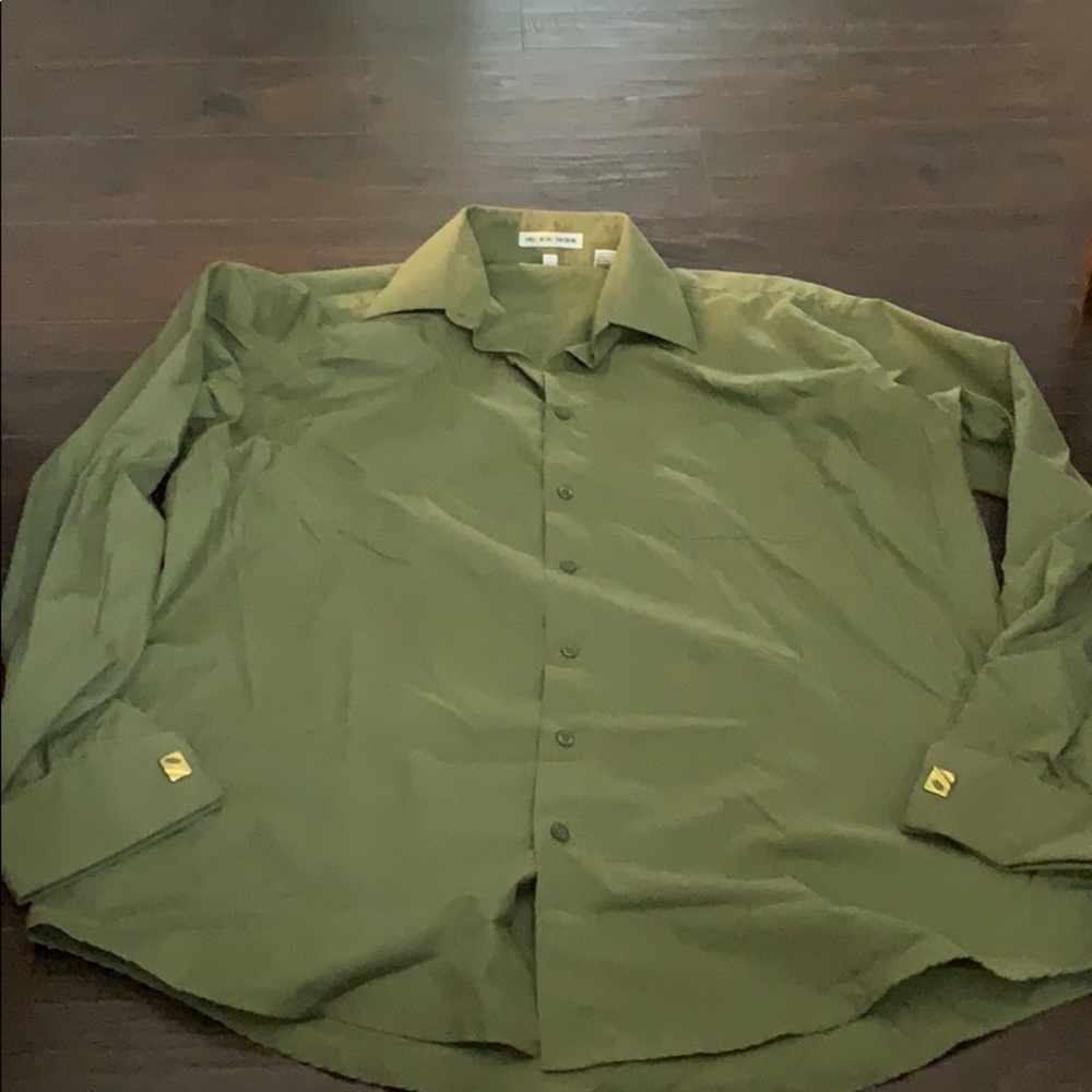 Karl Knox button down shirt w/ cuff links